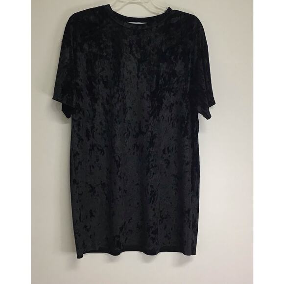 Double Zero Black Shirt‎ Dress Women's Size Medium - Picture 1 of 4